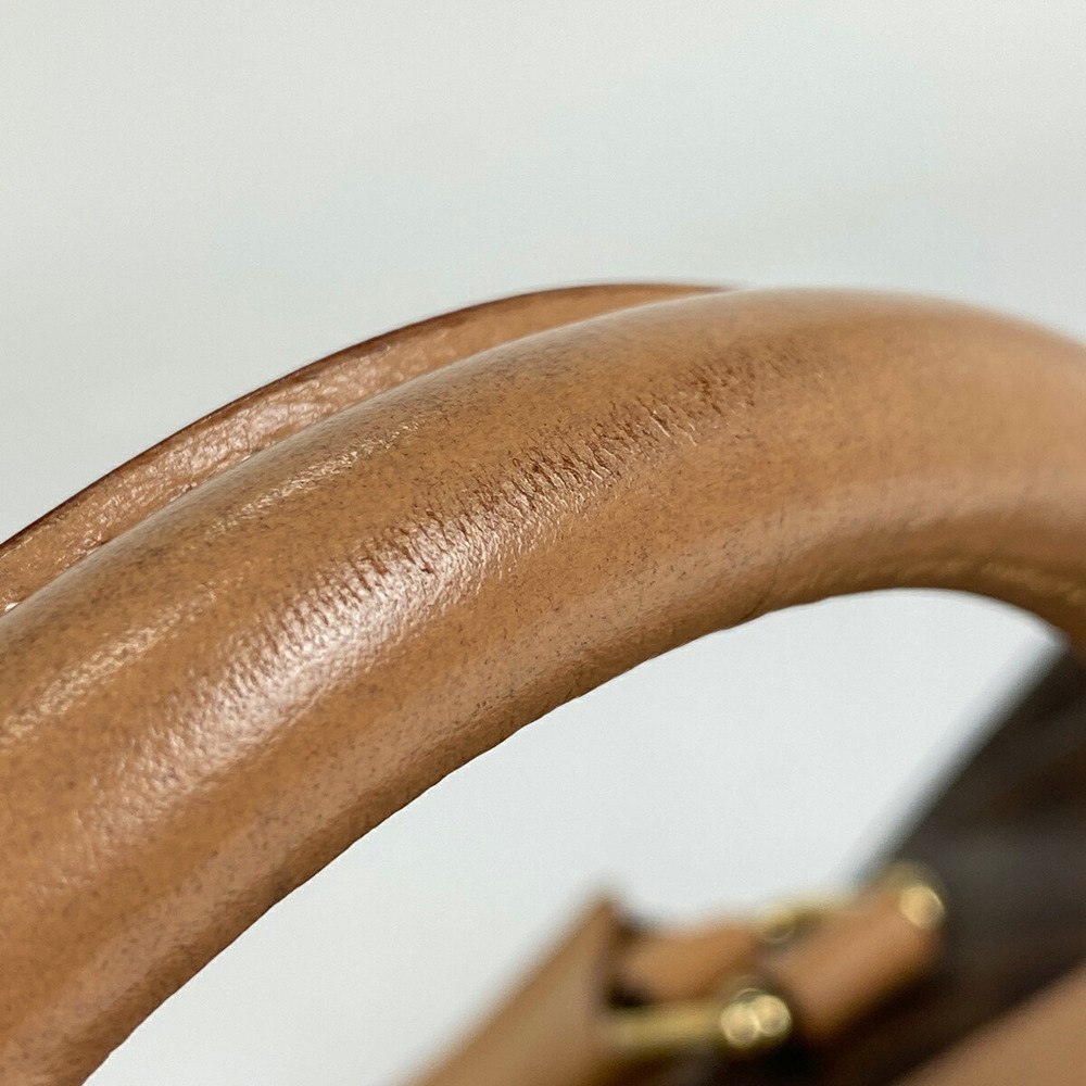 Celine Macadam Pattern Canvas Handbag Brown - image 4